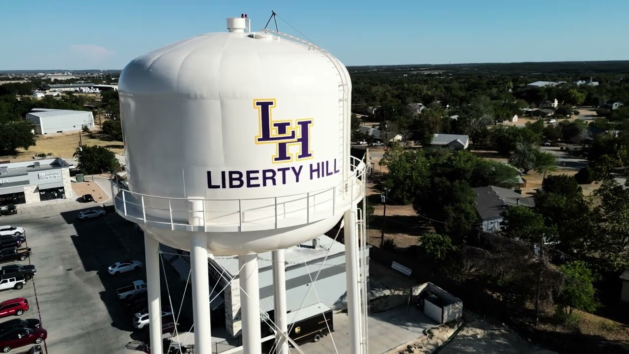 Liberty Hill water tower