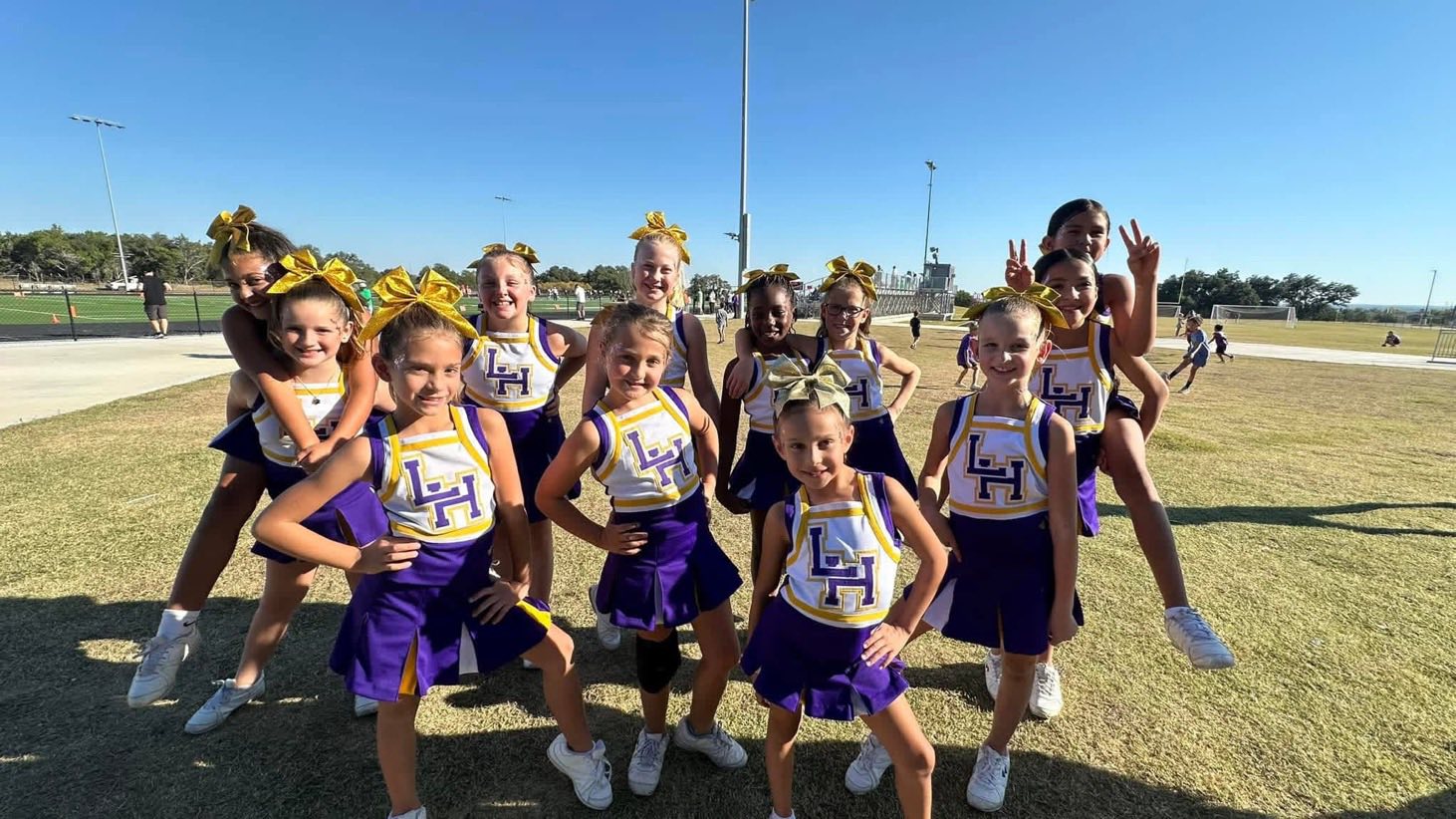 Liberty Hill Cheer team